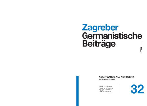 Zagreber germanistische Beiträge  : 32(2023) / Svjetlan Lacko Vidulić verantw. Chefredakteur