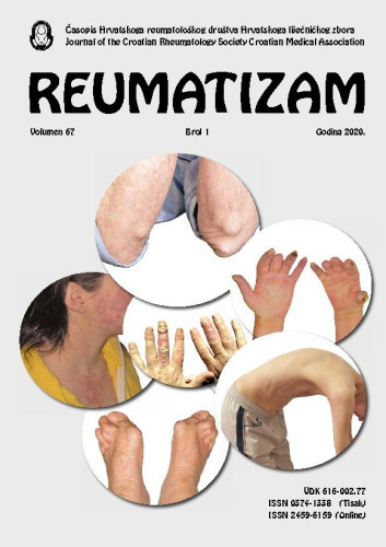 Reumatizam  : glasilo Hrvatskoga reumatološkog društva HLZ-a : 67,1(2020) / glavni urednik Simeon Grazio