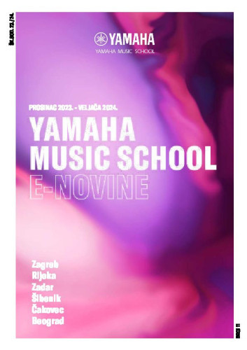 Yamaha Music School e-novine : 10[20]23/[20]/24)  / urednik Olja Dešić