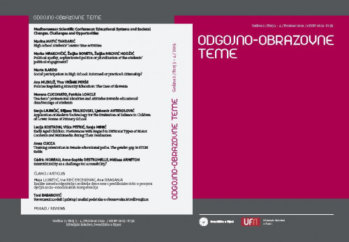 Odgojno-obrazovne teme : 2, 3/4(2019) / glavni urednik, editor-in-chief Željko Boneta.