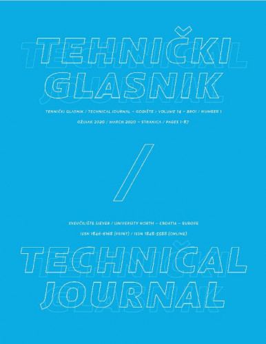 Tehnički glasnik : 14,1(2020) / glavni urednik, editor-in-chief Milan Kljajin.