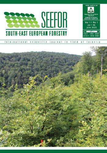 South-east European forestry : SEEFOR : international scientific journal in field of forestry : 11,1(2020) / editor-in-chief Ivan Balenović.