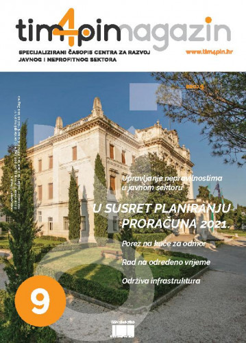 Tim4pin magazin   : specijalizirani časopis Centra za razvoj javnog i neprofitnog sektora : 9(2020)  / glavni urednik Davor Vašiček.