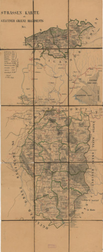 Strassen Karte des Szluiner Graenz Regiments   : Nro 4.