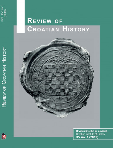 Review of Croatian history = Revue für kroatische Geschichte = Revue d'histoire croate : 15,1(2019) / editor-in-chief, Chefredakteur Mario Jareb.