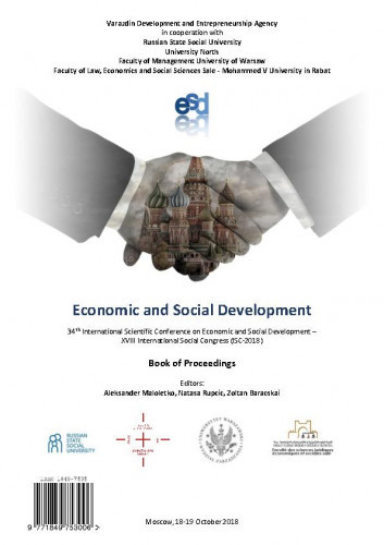 Economic and social development : book of proceedings : 34(2018) / ... International Scientific Conference on Economic and Social Development