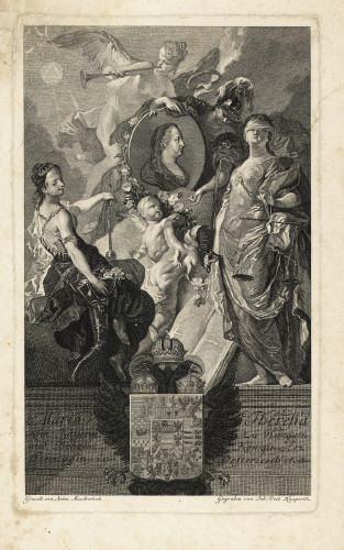 Maria Theresia Röm Kaiserin / Joh. [Johann] Veit Kauperz ; [prema Franzu Antonu Maulbertschu].