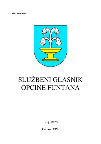 Službeni glasnik Općine Funtana : 14,10(2020) / odgovorni urednik Sara Klarić.