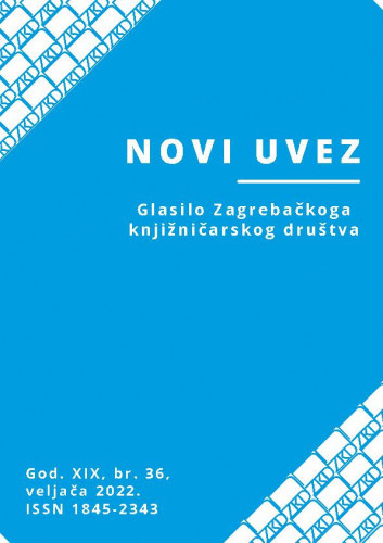 Novi uvez : glasilo Zagrebačkog knjižničarskog društva : 19,36(2022) / glavna urednica Ivana Matijević.