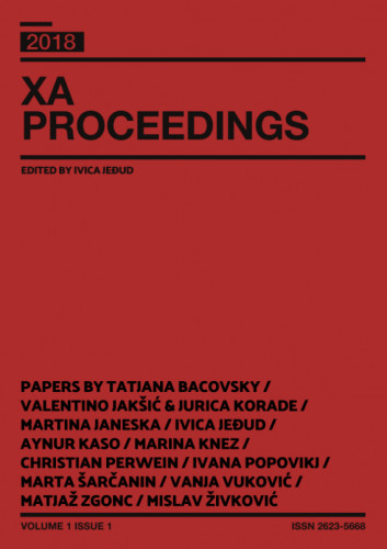 XA proceedings / editors-in-chief Alen Obrazović, Mia Uremović.