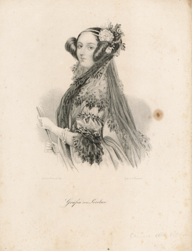 Gräfin von Lovelace / A. [August] Kneisel ; [prema crtežu Cäcilie Brandt].