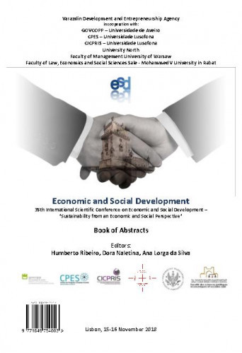 Economic and social development : book of abstracts : 35(2018) / ... International Scientific Conference