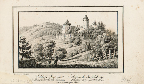 Schloss Neu oder Deutsch Landsberg / Folwarczni ; [prema crtežu Mandla].