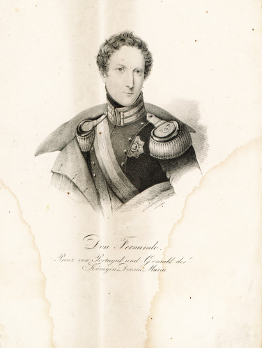 Don Fernando : Prinz von Portugal und Gemahl der Königin Donna Maria / [August Kneisel] ; [prema crtežu Cäcilie Brandt].
