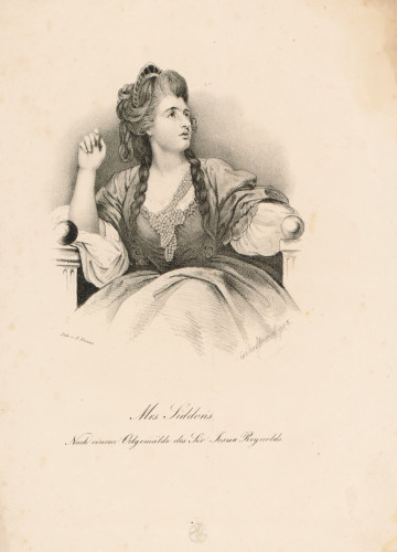 Mrs. Siddons / A. [August] Kneisel ; [prema crtežu Cäcilie Brandt].
