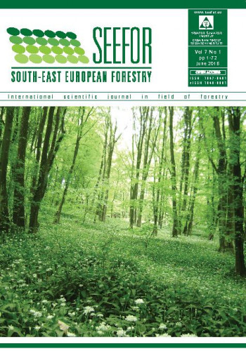 South-east European forestry : SEEFOR : international scientific journal in field of forestry : 7,1(2016) / editor-in-chief Dijana Vuletić.