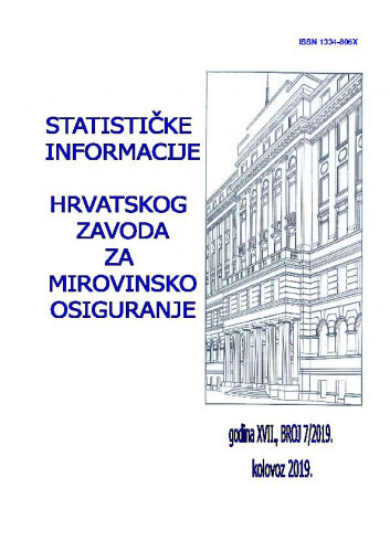 Statističke informacije Hrvatskog zavoda za mirovinsko osiguranje : 17,7(2019) / glavni urednik Goran Krstičević.