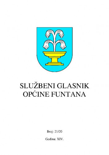 Službeni glasnik Općine Funtana : 14,21(2020) / odgovorni urednik Sara Klarić.