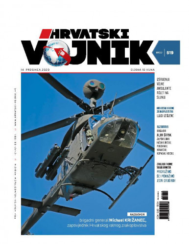 Hrvatski vojnik.hr : prvi hrvatski vojnostručni magazin : 619 (2020) / glavni urednik Željko Stipanović.