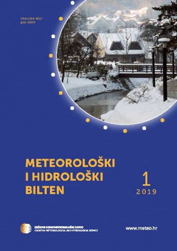 Meteorološki i hidrološki bilten : 33,1(2019) / glavna i odgovorna urednica Branka Ivančan-Picek.