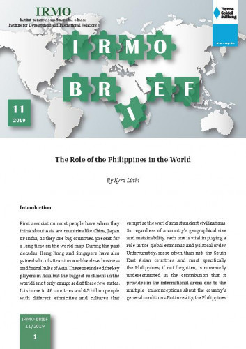 IRMO brief : 11(2019) / Institut za razvoj i međunarodne odnose.