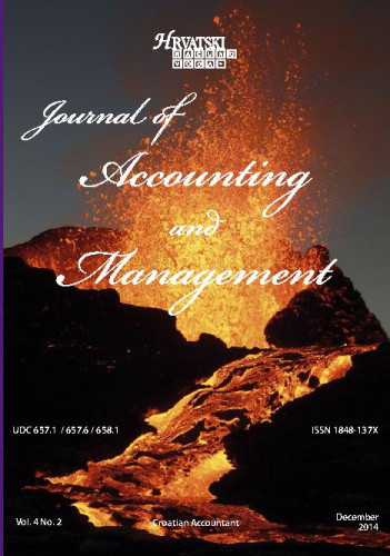 Journal of accounting and management : 4,2(2014)  / editor-in-chief Đurđica Jurić