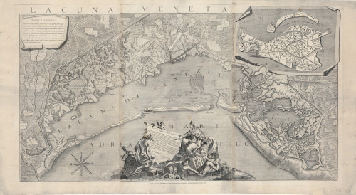 Laguna Veneta  : mapa topografica : in cui a venti, e misure dimostrasi il circondario della Laguna Veneta... / servo Lodovico Furlanetto