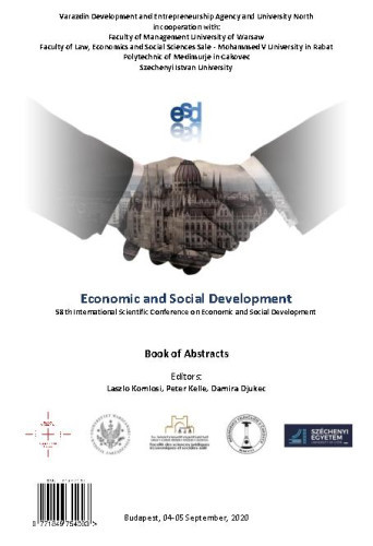 Economic and social development :  : book of abstracts : 58(2020) / ... International Scientific Conference