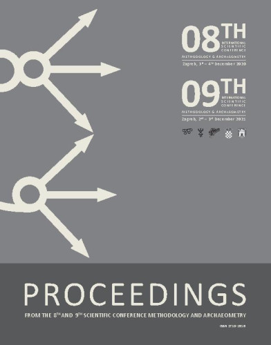 Proceedings from the ... Scientific Conference Methodology and Archaeometry : 8/9(2020/2021)