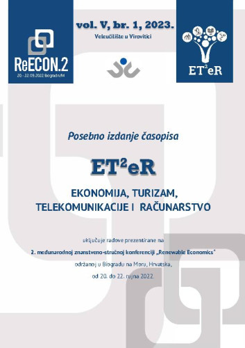 Et2er  : ekonomija, turizam, telekomunikacije i računarstvo : posebno izdanje 5,1(2023) / glavni urednik, editor in chief Dejan Tubić.