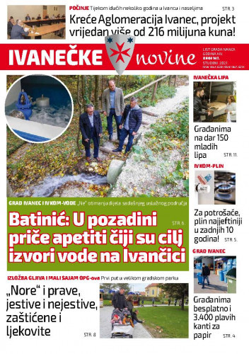 Ivanečke novine : list grada Ivanca : 14,147(2021) / glavna urednica Ljiljana Risek.