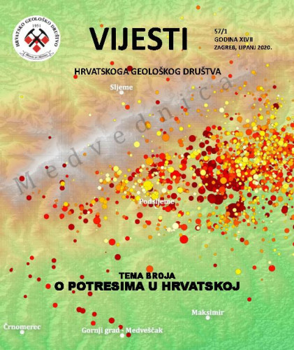 Vijesti Hrvatskoga geološkog društva : 57,1(2020) / glavna urednica Karmen Fio Firi.