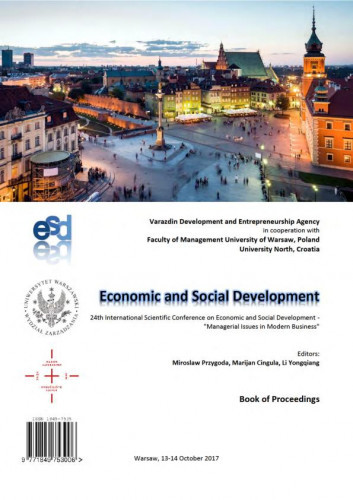 Economic and social development : book of proceedings : 24(2017) / ... International Scientific Conference on Economic and Social Development