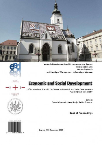 Economic and social development : book of proceedings : 18(2016) / ... International Scientific Conference on Economic and Social Development