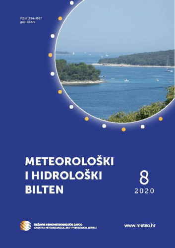 Meteorološki i hidrološki bilten : 34,8(2020) / glavna i odgovorna urednica Branka Ivančan-Picek.