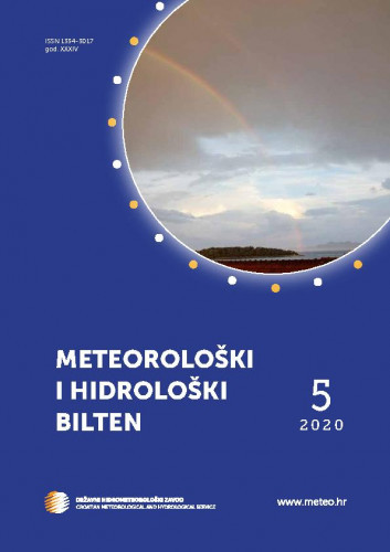 Meteorološki i hidrološki bilten : 34,5(2020) / glavna i odgovorna urednica Branka Ivančan-Picek.