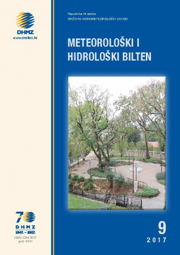 Meteorološki i hidrološki bilten : 31,9(2017) / glavna i odgovorna urednica Nataša Strelec Mahović.