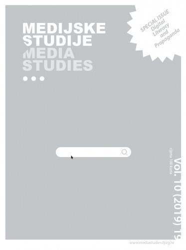 Medijske studije = Media studies : 10,19(2019) / glavni urednik Igor Kanižaj.