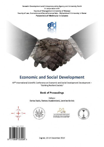 Economic and social development : book of proceedings : 49(2019) / ... International Scientific Conference on Economic and Social Development