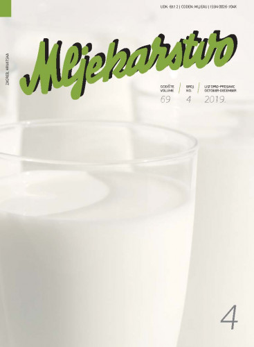 Mljekarstvo.com : časopis za unaprjeđenje proizvodnje i prerade mlijeka 69,4(2019) / glavna i odgovorna urednica, editor in chief Rajka Božanić.