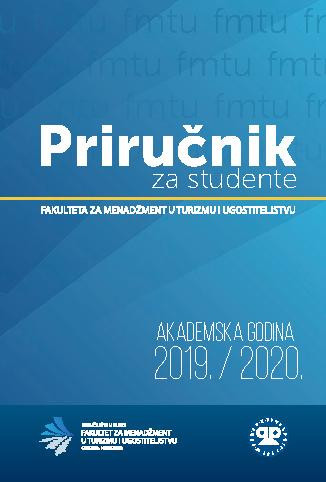 Priručnik za studente 2019./2020. / glavna urednica Ines Milohnić.