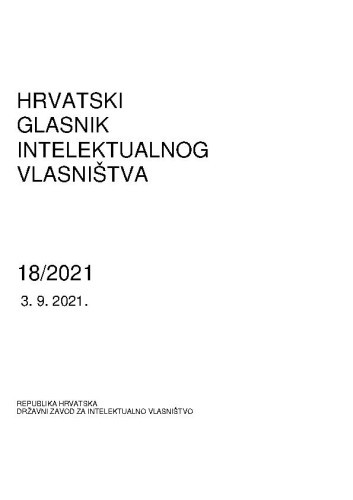 Hrvatski glasnik intelektualnog vlasništva : 18(2021) /