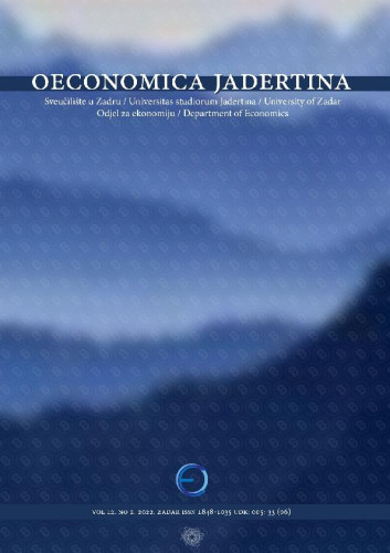 Oeconomica Jadertina : 12, 2(2022)  / glavni i odgovorni urednik Anita Peša
