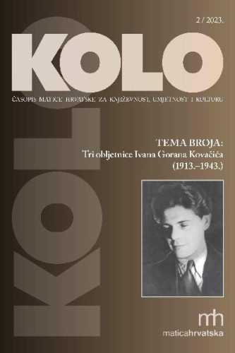Kolo  : časopis Matice hrvatske za književnost, umjetnost i kulturu : 33,2(2023) / glavni i odgovorni urednik Ernest Fišer.