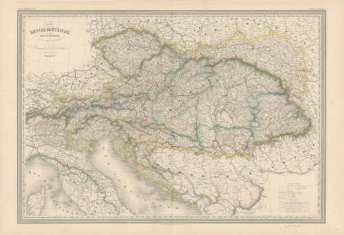 Empire d'Autriche / dressé par A. [Auguste] H. [Henry] Dufour ; gravé par Ch. [Charles] Dyonnet.