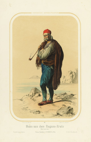 Mann aus dem Ragusa-Kreis   / F. [Franz] Gerasch [prema Augustu Geraschu].
