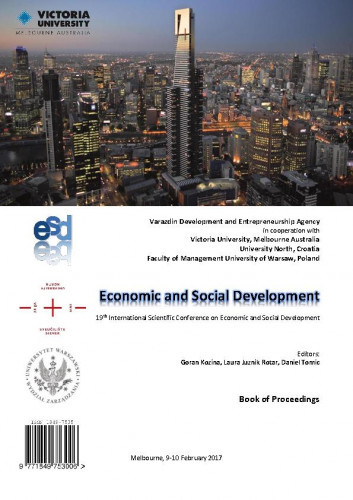 Economic and social development : book of proceedings : 19(2017) / ... International Scientific Conference on Economic and Social Development