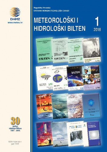 Meteorološki i hidrološki bilten : 30,1(2016) / glavna i odgovorna urednica Nataša Strelec Mahović.