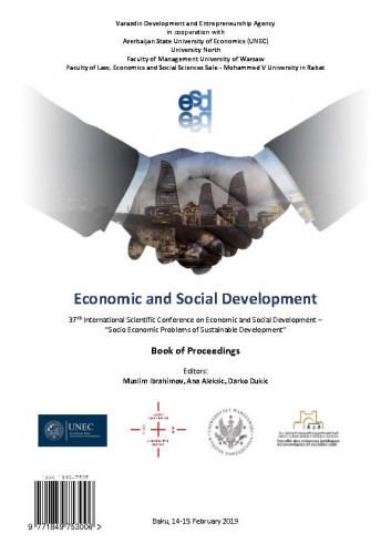 Economic and social development : book of proceedings : 37(2019) / ... International Scientific Conference on Economic and Social Development