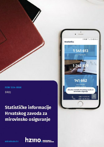 Statističke informacije Hrvatskog zavoda za mirovinsko osiguranje : 18,6(2020) / glavni urednik Goran Krstičević.